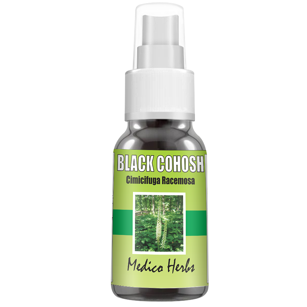 Black Cohosh (Cimicifuga Racemosa) - VERY effective for Menopause -50 ml Spray