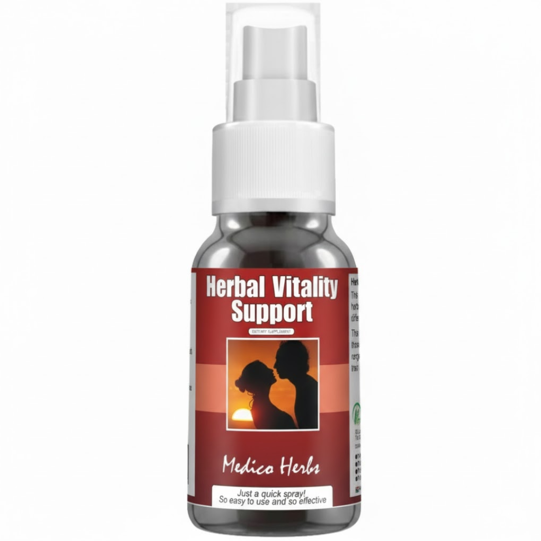 Herbal Vitality Spray - Men's Libido Support(50ml) - Includes Horny Goat Weed, Ginkgo & Ginseng