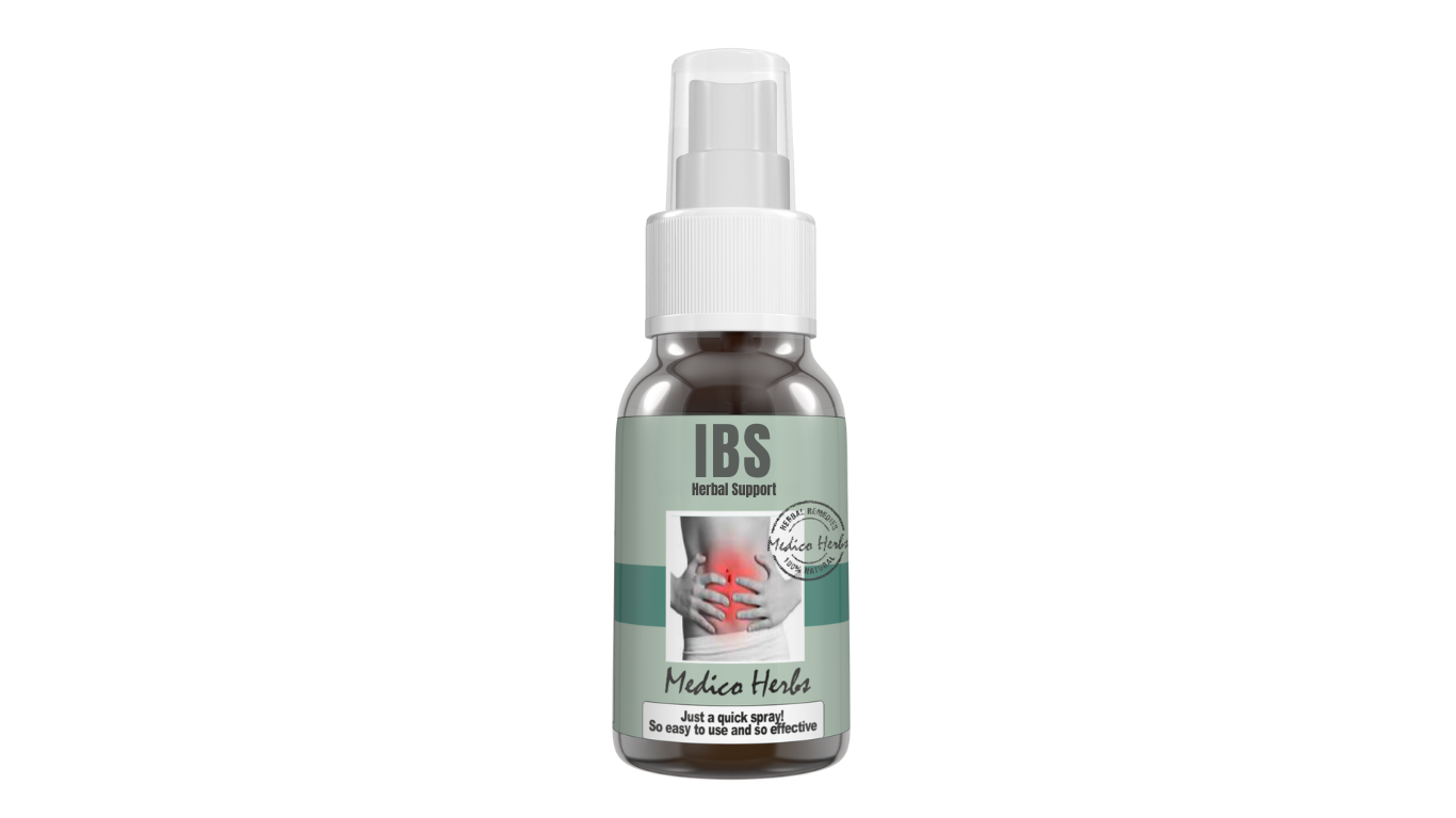 Digestive & IBS Support Herbal Spray (50ml) - 100% Natural