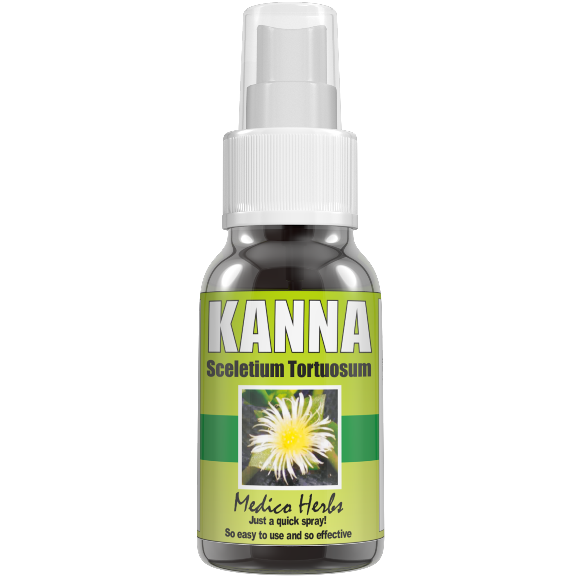 Kanna (Sceletium Tortuosum) Spray 50ml - 100% Natural Anti- Depressant -