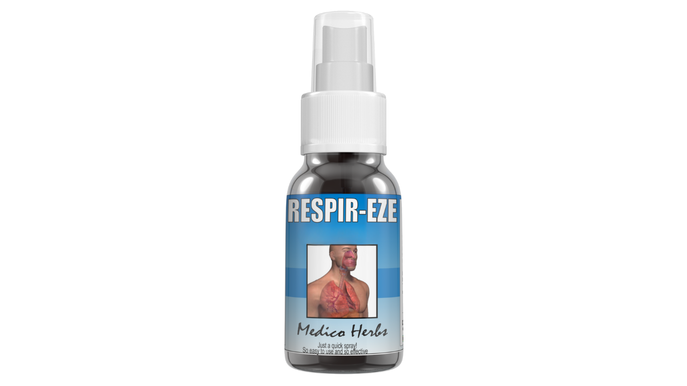 Respir-Eze Herbal Spray (50ml) - Includes Echinacea & Pelargonium Sidoides