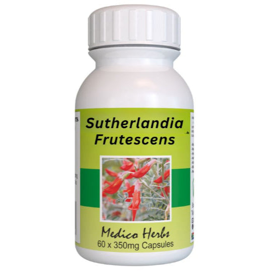 Sutherlandia Frutescens Capsules (60 x 350mg) - BUY 2 x BOTTLES & GET 3RD BOTTLE FREE