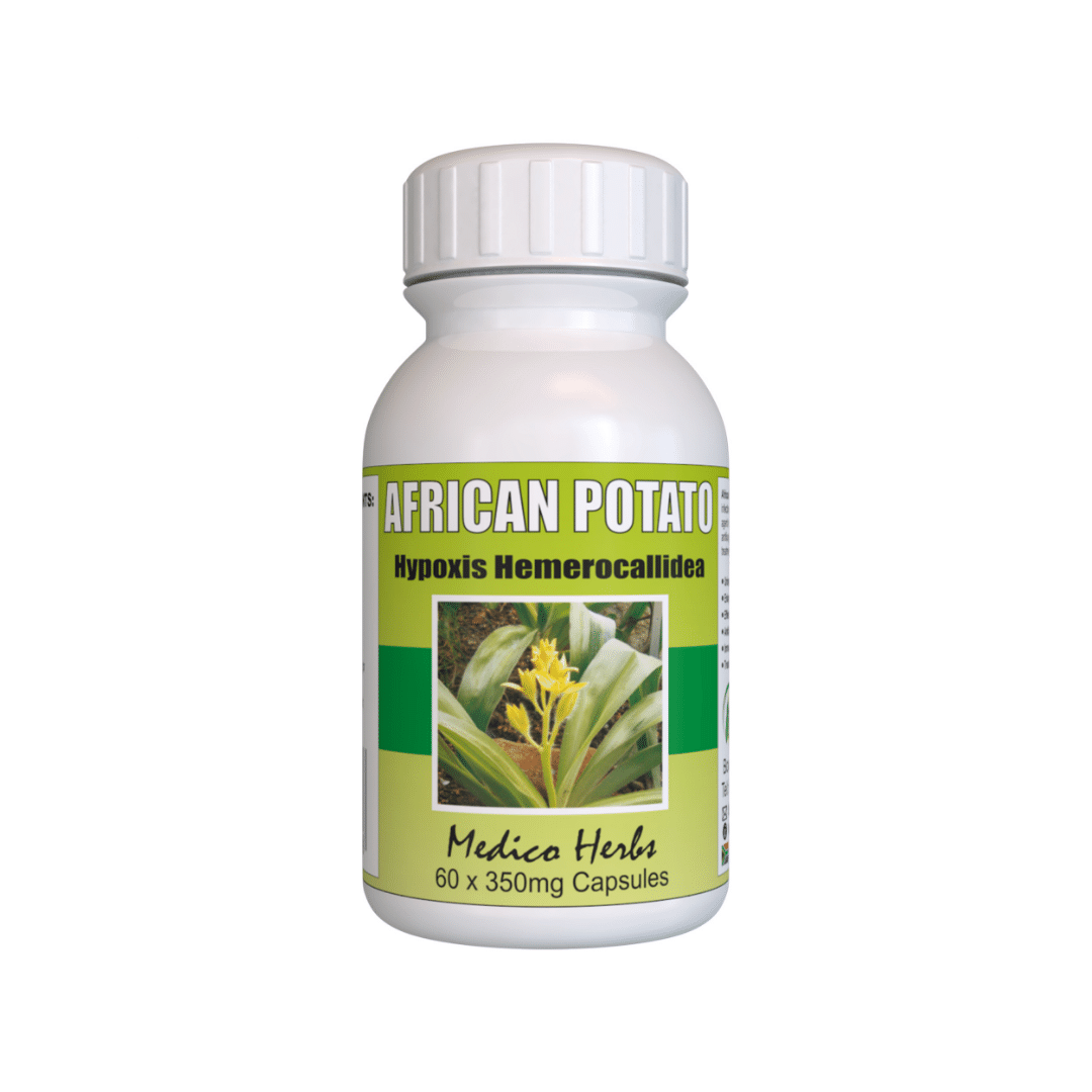 African Potato Capsules - Immunity & Prostate Support - 100% Natural - 60x350mg