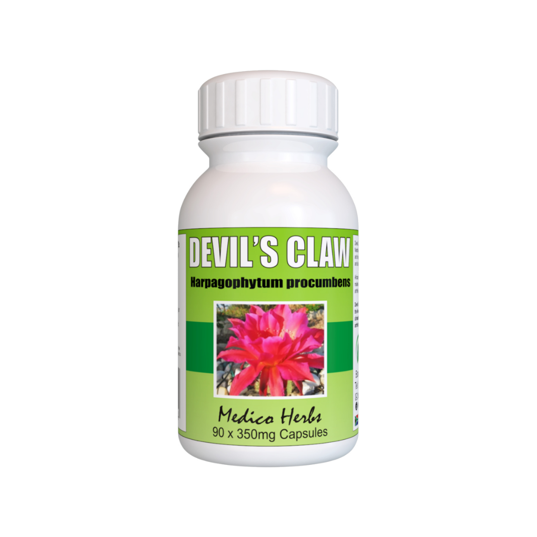 Devil’s Claw Capsules (Harpagophytum procumbens) 90 x 350mg – For Joint Support & Comfort