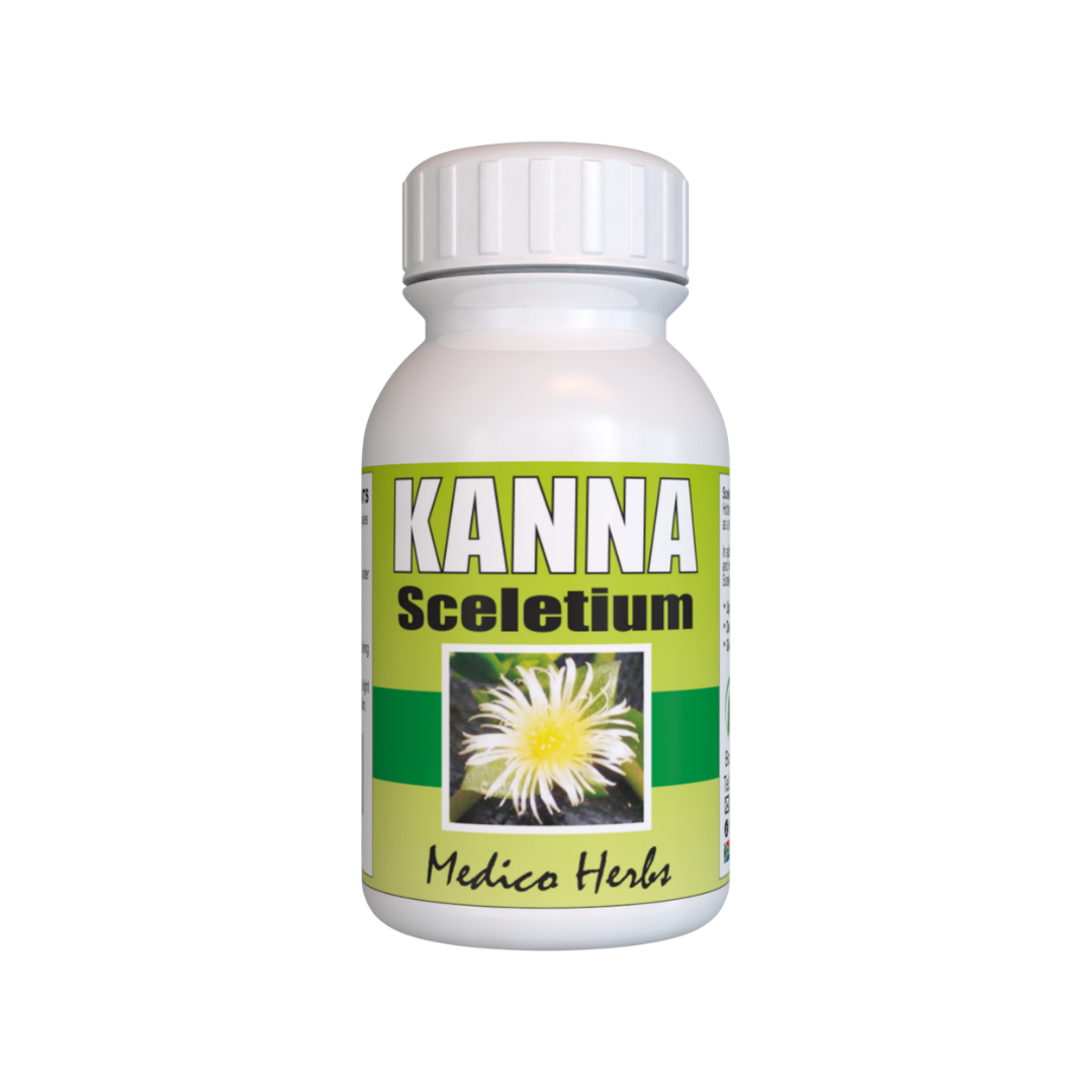 Kanna Capsules - For Mood Support (Sceletium Tortuosum) 100% Natural 60x100mg x 10 Bottles