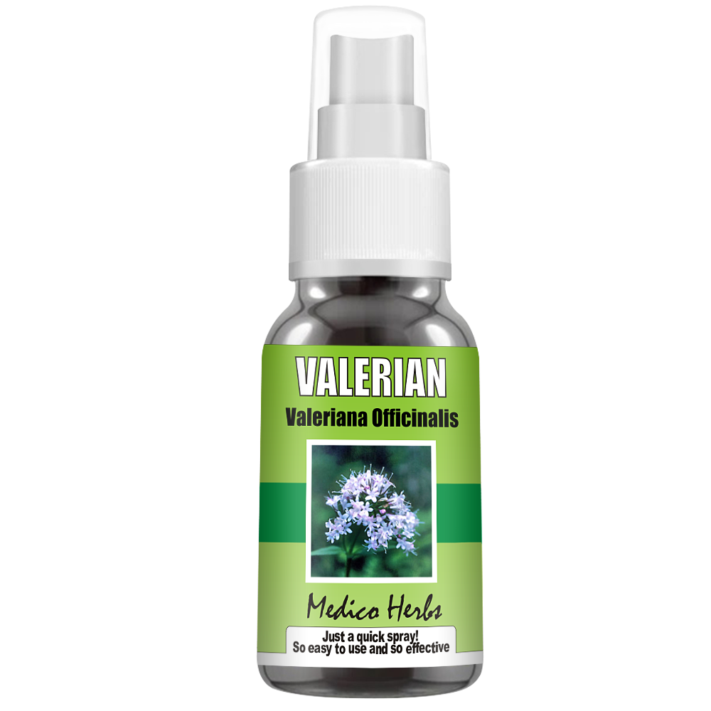 Valerian 50ml Spray - Help treat minor nervous disorders and sleeping difficulties.